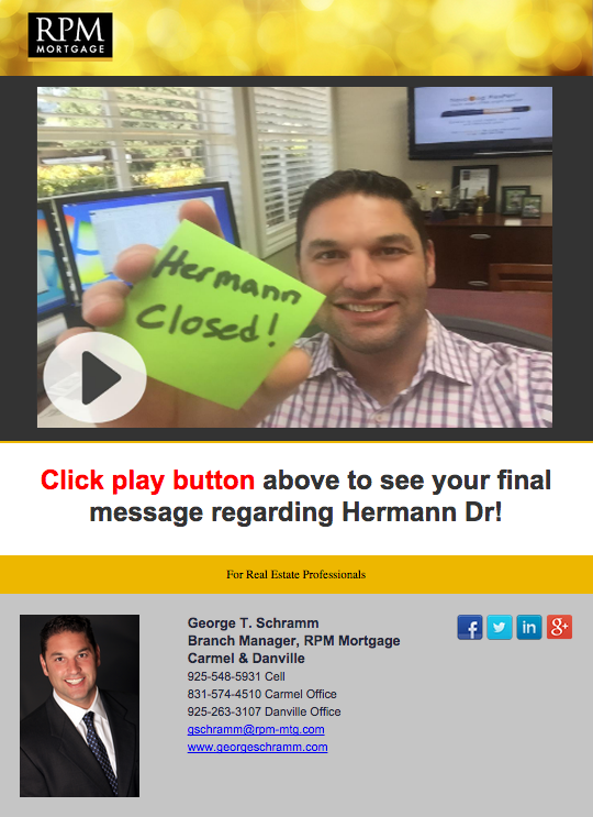 video email, send video, video email example, mortgage, real estate, BombBomb
