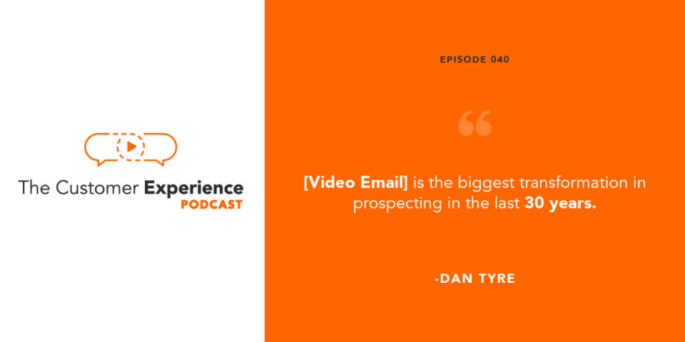 video email, prospecting, sales, sending video, Dan Tyre, HubSpot