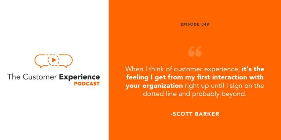 Scott Barker, customer experience, first touch, prospecting, sales, Sales Hacker, Outreach