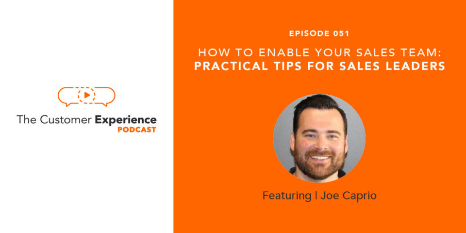 How To Enable Your Sales Team: Practical Tips for Sales Leaders featuring Joe Caprio image