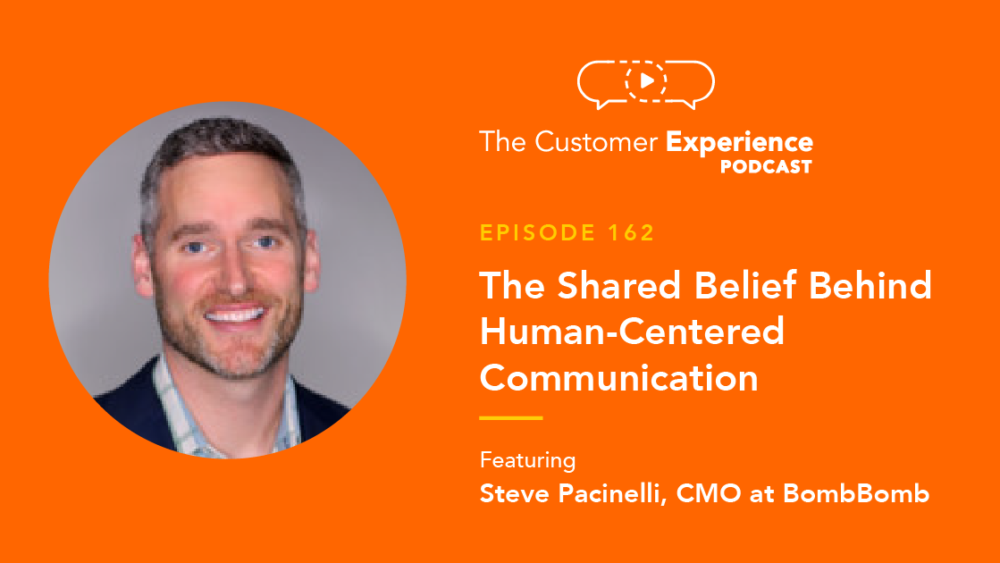 Steve Pacinelli, Stephen Pacinelli, BombBomb, CMO, Human-Centered Communication, Rehumanize Your Business, shared belief, Chief Marketing Officer, books, writing books, reading books