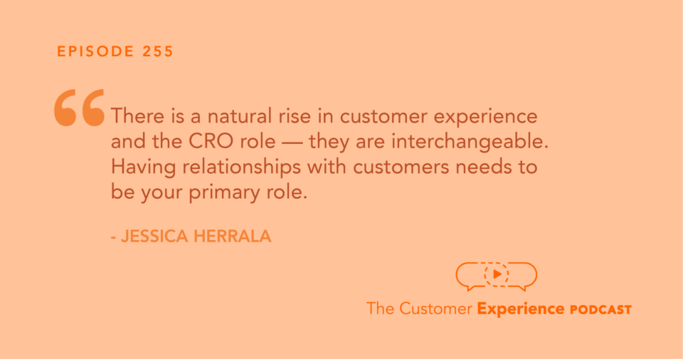 Jessica Herrala, Buildots, B2B Sales, The Customer Experience Podcast, quote, CRO, Chief Revenue Officer, Head of Sales, revenue team