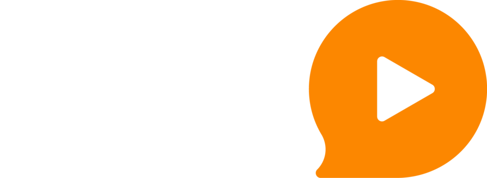 BombBomb Logo orange white | BombBomb
